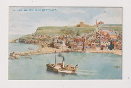 ENGLAND -  Whitby From West Cliff  Unused Vintage Postcard - Whitby