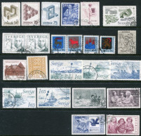 SWEDEN 1982 Nine Issues Used.  Michel 1182-1204 - Oblitérés