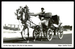 ALGARVE-VILA REAL DE SANTO ANTÓNIO- COSTUMES - Carrinha Tipica Algarvia. ( Ed. Café- Bar Firmino) Carte Postale - Faro