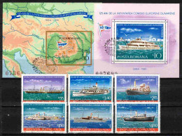 Roumanie 1981 Mi 3769-74+Bl.176-7 (Yv 3320-5+BF 147+147a), Obliteré - Used Stamps