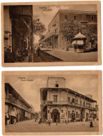 4.1.31,32 EGYPT, ZAGAZIG, ABASS STREET & CHAREH KIKARLEH , 1928, TWO POSTCARDS - Zagazig