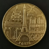 JETON TOURISTIQUE 34 Mm 2013 LES 5 MONUMENTS PARIS / TOKEN - 2013