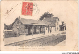 CAR-AAEP11-95-1068 - Gare De MONTSOULT - Bifurcation Pour La Ligne De Luzarches - Carte Pliee, Vendue En L'etat - Montsoult