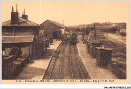 CAR-AAEP6-76-0619 - Environs De BOLBEC - NOINTOT - La Gare - Vue Prise Du Pont - Train - Bolbec
