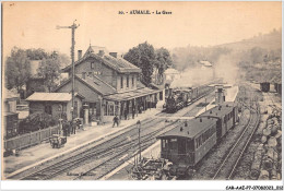 CAR-AAEP7-76-0627 - AUMALE - La Gare - Train - Aumale