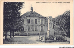 CAR-AAGP5-74-0470 - DOUVAINE - Groupe Scolaire Et Monument  - Douvaine