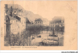 CAR-AAHP11-90-1007 - BELFORT - La Place Des Armes - Carte Vendue En L'etat - Belfort – Siège De Belfort