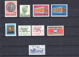 1969 Italia Repubblica, Francobolli Nuovi, Annata Completa 9 Valori - MNH** - Full Years