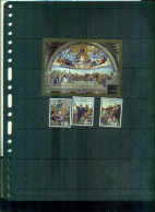 VATICAN 500 DISPUTE DU SACRE SACRAMENT TABLEAUX DE RAPHAEL 3 VAL +  NEUFS A PARTIR DE 1.60  EUROS - Ungebraucht