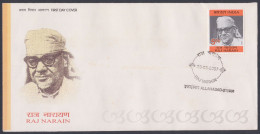 Inde India 2007 FDC Raj Narain, Indian Independence Activist, Politician, First Day Cover - Other & Unclassified