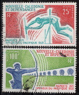 Nvelle CALEDONIE Timbres-Poste Aérienne N°122 & 123 Oblitérés TB Cote : 9€10 - Used Stamps