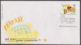 Inde India 2004 FDC Energy COnservation, First Day Cover - Altri & Non Classificati