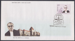 Inde India 2004 FDC M.C. Chagla, Jurist, Diplomat, First Day Cover - Autres & Non Classés