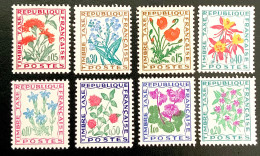 1964 /1965 / 1971 FRANCE N 95 A 102 - TIMBRES TAXE SÉRIE FLEURS DES CHAMPS - NEUF** - 1960-.... Mint/hinged