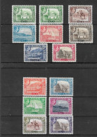 ADEN 1939 - 1948 SET OF 14 STAMPS SG 16/27 MOUNTED MINT Cat £135+ - Aden (1854-1963)