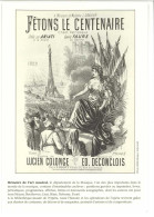 Cpm Carte Archives 1er Jour D'Emission - Fêtons Le Centenaire ... Tour Eiffel  ( Tirage Limité)  (PHIL) - Autres & Non Classés