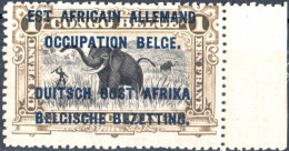 RUANDA-URUNDI, AFRICA TEDESCA ORIENTALE, OCCUPAZIONE BELGA, 1916, NUOVI (MLH*) Mi:DR-OA OC7, Scott:DR-OA N23, Yt:RW-U 34 - Nuovi