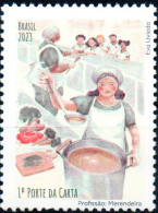 Brasil - Brazil 2023 ** Professions: "Merendeiras" The Lunch Ladies. - Unused Stamps