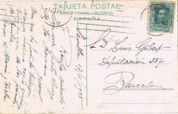 53968. Postal SEVILLA 1925. Alfonso XIII Vaquer. Rodillo Mudo. Vista Plaza San Fernando, Animada - Lettres & Documents