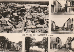 RE 26-(40) SOUVENIR DE GABARRET - CARTE MULTIVUES - 2 SCANS - Gabarret