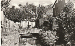 SO 11-(48) MEYRUEIS - VIEUX PONT SUR LE BETUZON - AU FOND , LE ROCHER DE LA VIERGE - 2 SCANS - Meyrueis