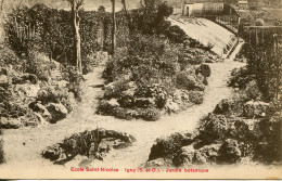 CPA -  IGNY - ECOLE SAINT-NICOLAS - JARDIN BOTANIQUE - Igny