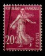 FRANCE    -   1924 .   Y&T N° 190 Oblitéré. Type V  Avec  Barbichette - Used Stamps