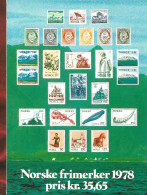 Norway 1978 Card With Imprinted Stamps Issued 1978    Unused - Brieven En Documenten