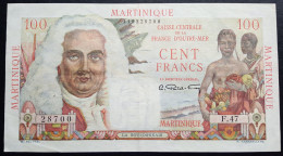Billet 100 Francs Martinique La Bourdonnais, Francs, Caisse Centrale De La France D'Outre-Mer - Other - Oceania