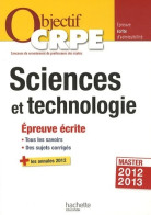 Objectif Crpe épreuve écrite De Sciences Et De Technologie (2012) De Jack Guichard - 18 Años Y Más