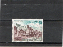 MONACO    1960  Taxe   Y.T. N° 56  à  62  Incomplet  NEUF*  58  Charnière Ou Trace - Impuesto