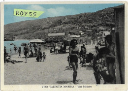 Calabria-vibo Valentia-marina Frazione Di Vibo Valentia Animatissima Bella Veduta Spiaggia Fine Anni 40 - Sonstige & Ohne Zuordnung