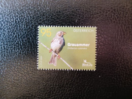 Austria 2024 Autriche  Bird CORN BUNTING Aves BIRDLIFE Emberiza Calandra 1v Mnh - Ongebruikt