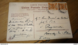 Paire Timbres 3m, Postée De Jérusalem, PALESTINE En 1922 Pour La France ............PHI......... 18803 - Palästina