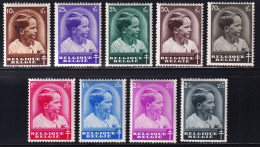 Belgica, 1936 Y&T. 438 / 445, 446, MNH. - Ungebraucht