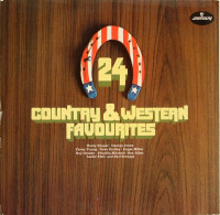 * 2LP * 24 COUNTRY & WESTERN FAVOURITES (Germany EX-) - Country En Folk