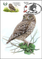 CM/MK - DUOSTAMP/MYSTAMP° - Chouette Chevêche/Kleine Uil/Kleine Eule/Little Owl - BUZIN - CACHET DOS/STEMP ACHTER - Brieven En Documenten