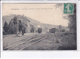 SYSSINGEAUX: La Gare, Arrivée Du Train, Direction Du Puy - état - Yssingeaux