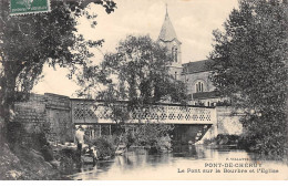 PONT DE CHERUY - Le Pont Sur La Bourbre Et L'Eglise - Très Bon état - Pont-de-Chéruy