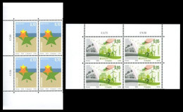 SALE!!! LUXEMBURGO LUXEMBOURG LUXEMBURG 2016 EUROPA CEPT Think Green 2 Blocks Of 4 Stamps MNH ** - 2016