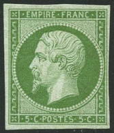 ** N°12 5c Vert - TB - 1853-1860 Napoleone III