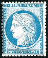 ** N°37 20c Bleu - TB - 1870 Beleg Van Parijs