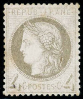 ** N°52 4c Gris, Pièce De Luxe - TB - 1871-1875 Cérès