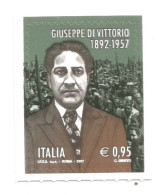 (REPUBBLICA ITALIANA) 2017, GIUSEPPE DI VITTORIO - Francobollo Nuovo MNH** - 2011-20: Mint/hinged