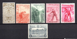 Belgique 1923à1942 Colis Postaux Neufs** TB N°140,171,260,261,262,286  1,50 €    (cote 10,90 €, 6 Valeurs) - Mint