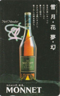 Télécarte JAPON / 110-011 - ALCOOL - COGNAC MONNET - Alcohol FRANCE Related JAPAN Phonecard - Alkohol TK - Food