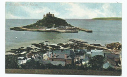 Postcard Cornwall St.micheal's Mount Posted Plymouth 1903 Valentine's - St Michael's Mount