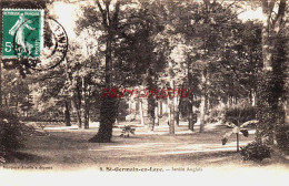 CPA SAINT GERMAIN EN LAYE - YVELINES - JARDIN ANGLAIS - St. Germain En Laye (Château)