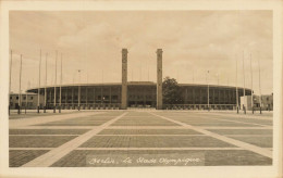 Berlin * JO Jeux Olympiques Olympic * Carte Photo * Le Stade Olympique * Stadium Estadio Stadio - Olympic Games