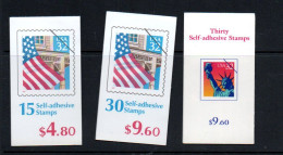USA - SELECTION OF 3 COMPLETE BOOKLETS, FACE VALUE  $24.80 - Ungebraucht